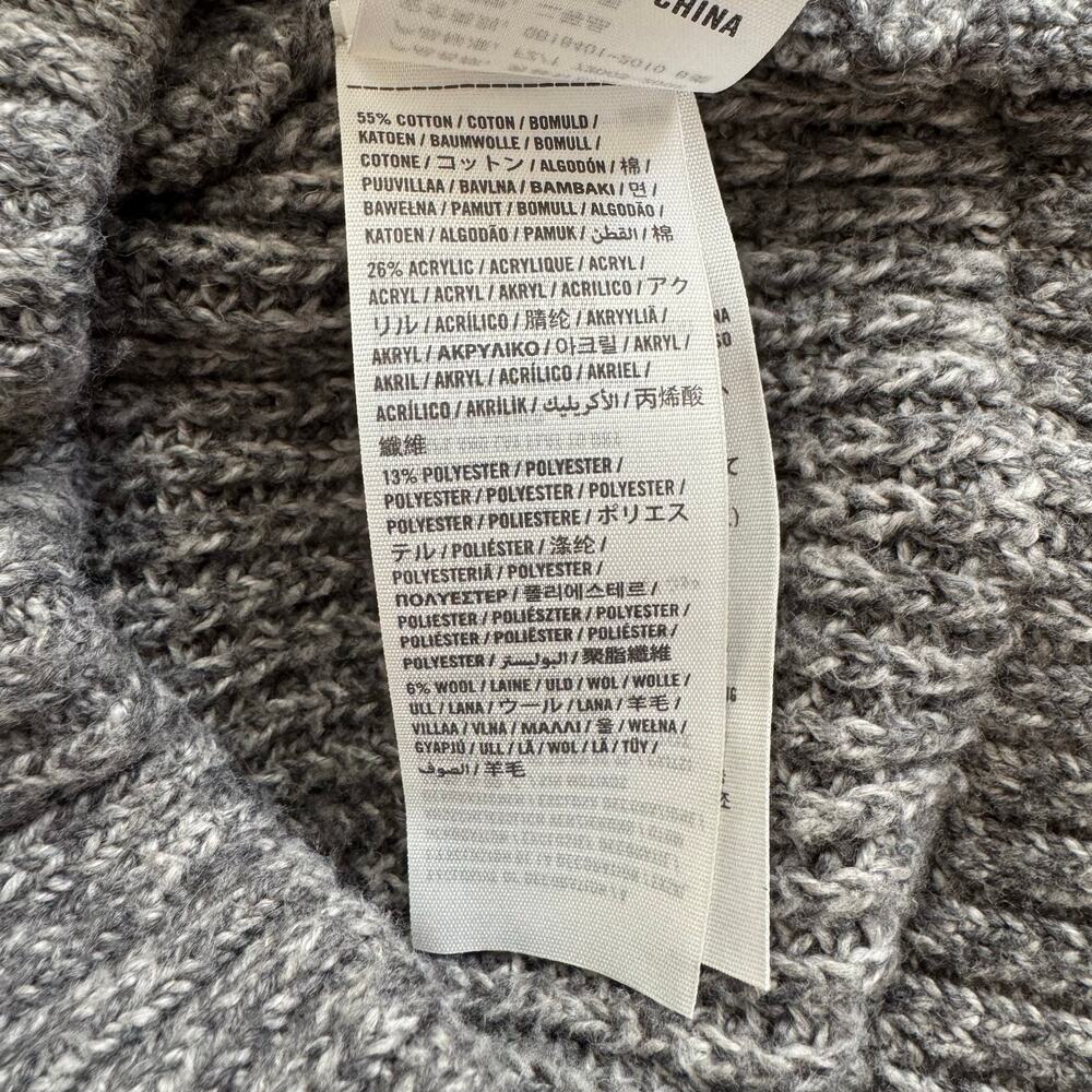 Abercrombie & Fitch Shawl Collar Pullover Ribbed Long Sleeve Sweater Men Size L - Picture 5 of 11